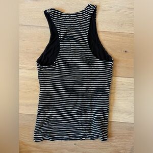 Carly Jean Los Angeles Black and Ivory Eden Tank Small